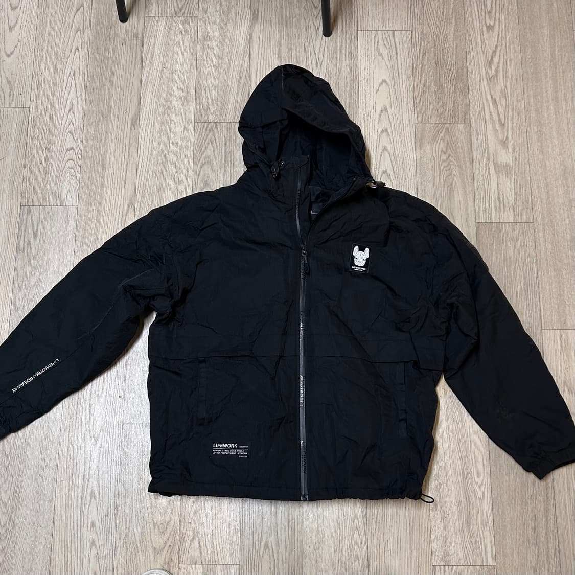 라이프워크 바스락재질 바람막이 트레이닝 세트 셋업 m 상품이미지2