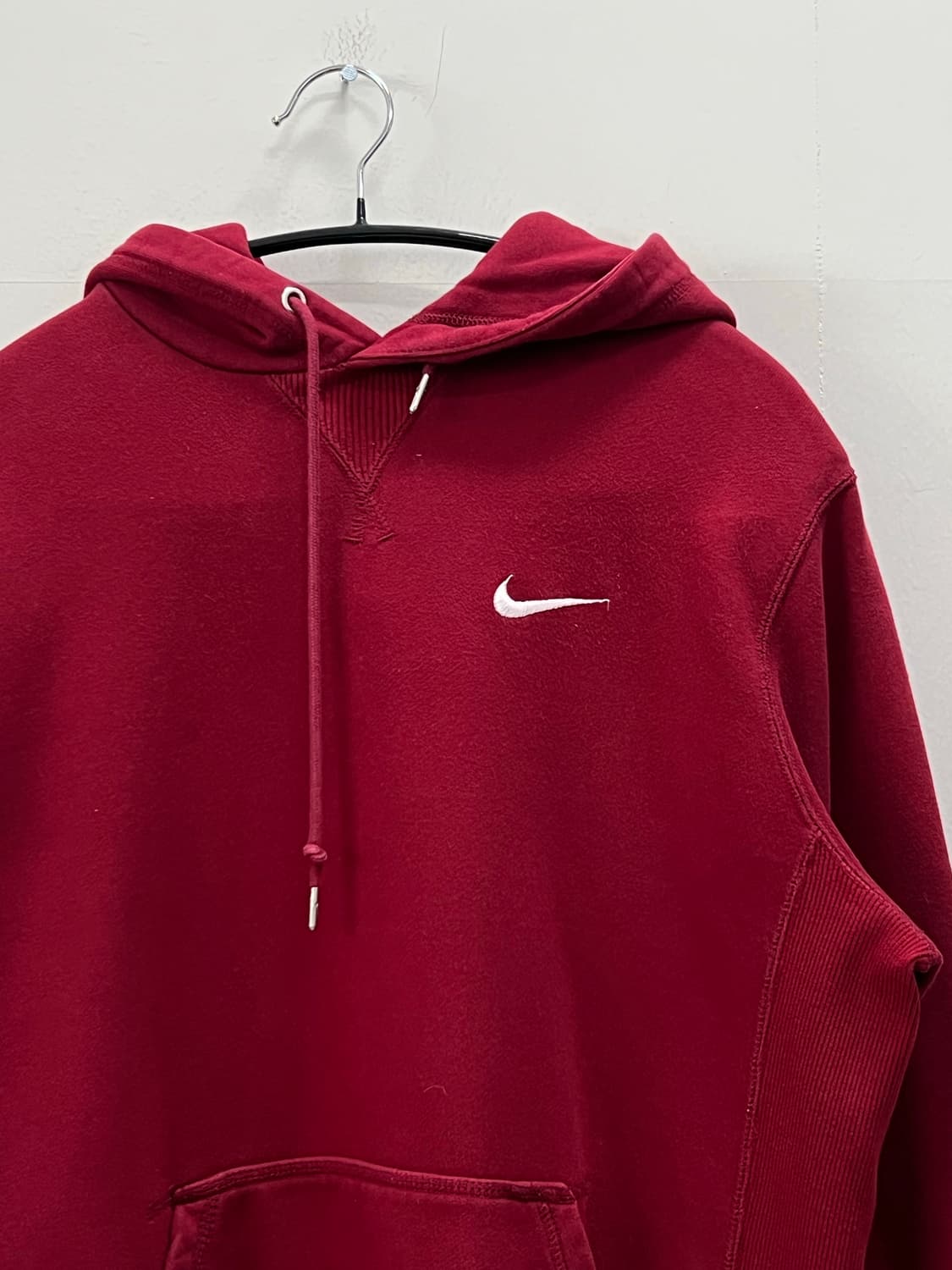 나이키 프렌치 테리 후드 티 딥레드 상품이미지3