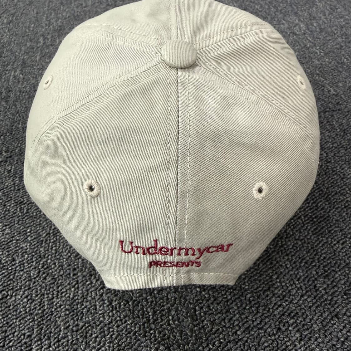 언더마이카 POC-020 베이지 볼캡  상품이미지5