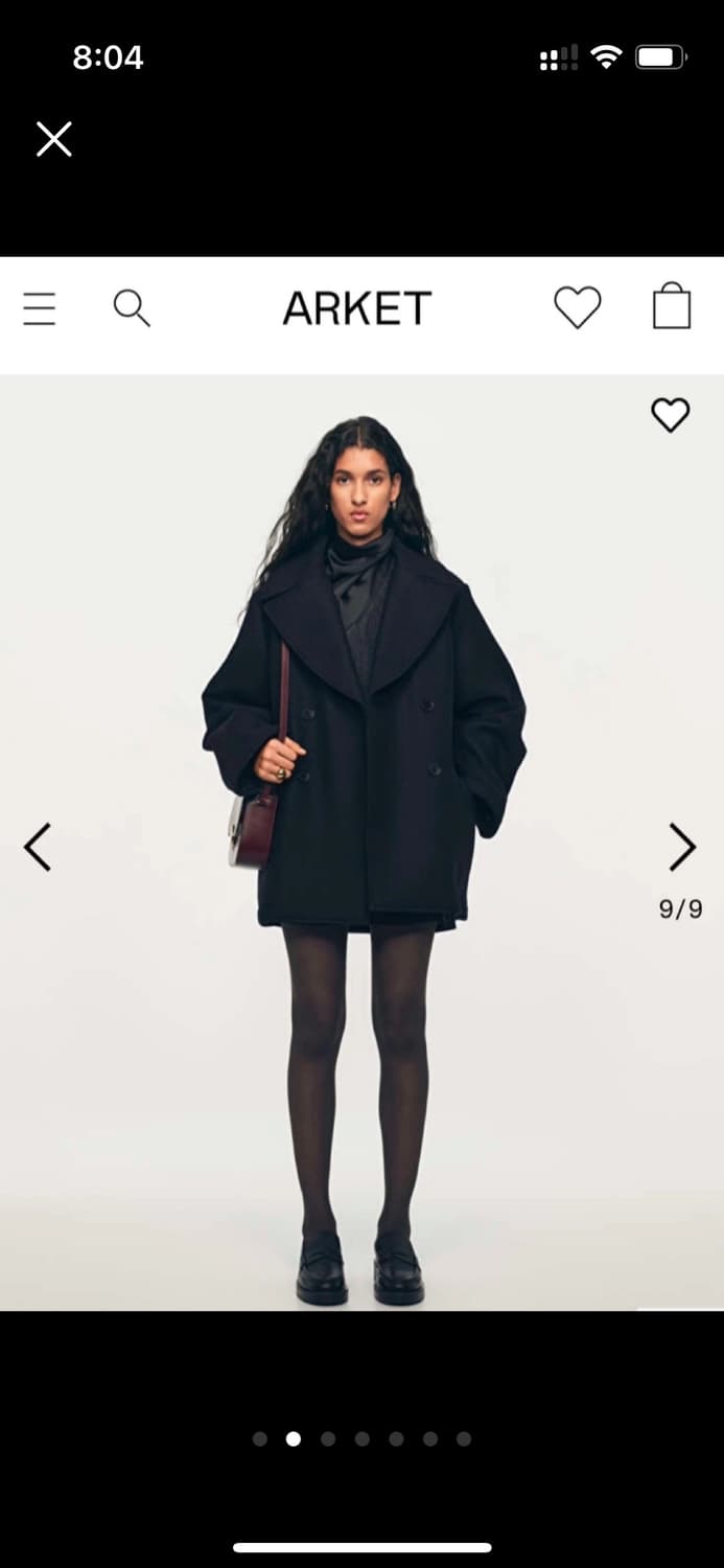 Arket 울 피코트 36 상품이미지1