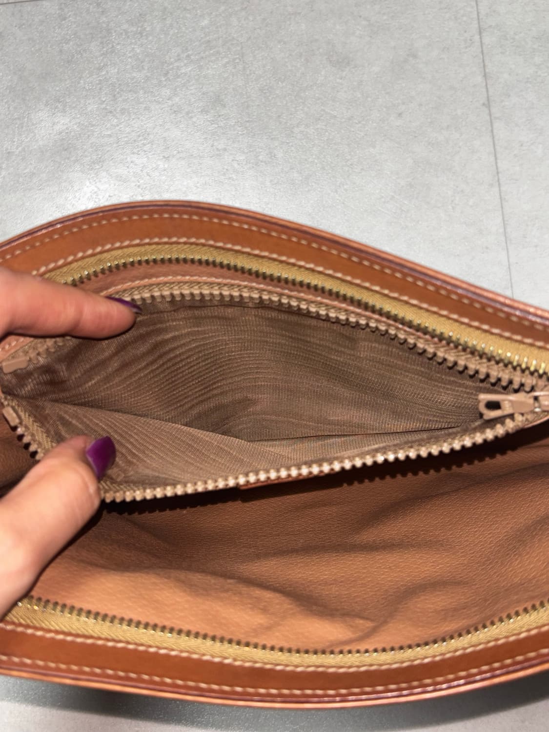 Celine 셀린느 마카담 파우치 빈티지 파우치백 클러치백 가방 상품이미지5