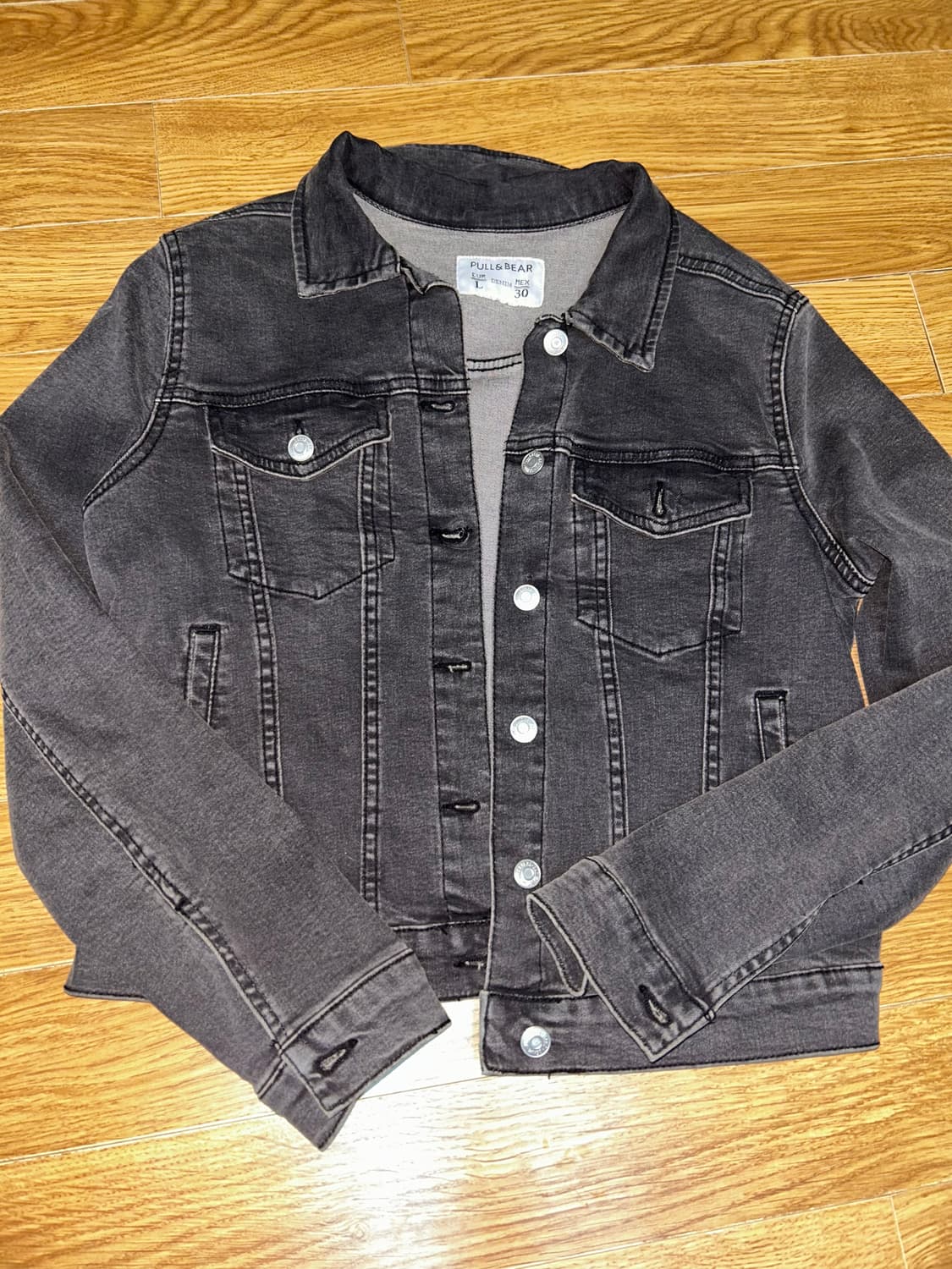 풀앤베어 데님 재킷 흑청 상품이미지3