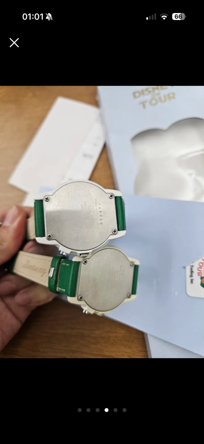 JAL 90s 스와치 Swatch 미키 마우스 세트 디즈니 한정판 상품이미지6