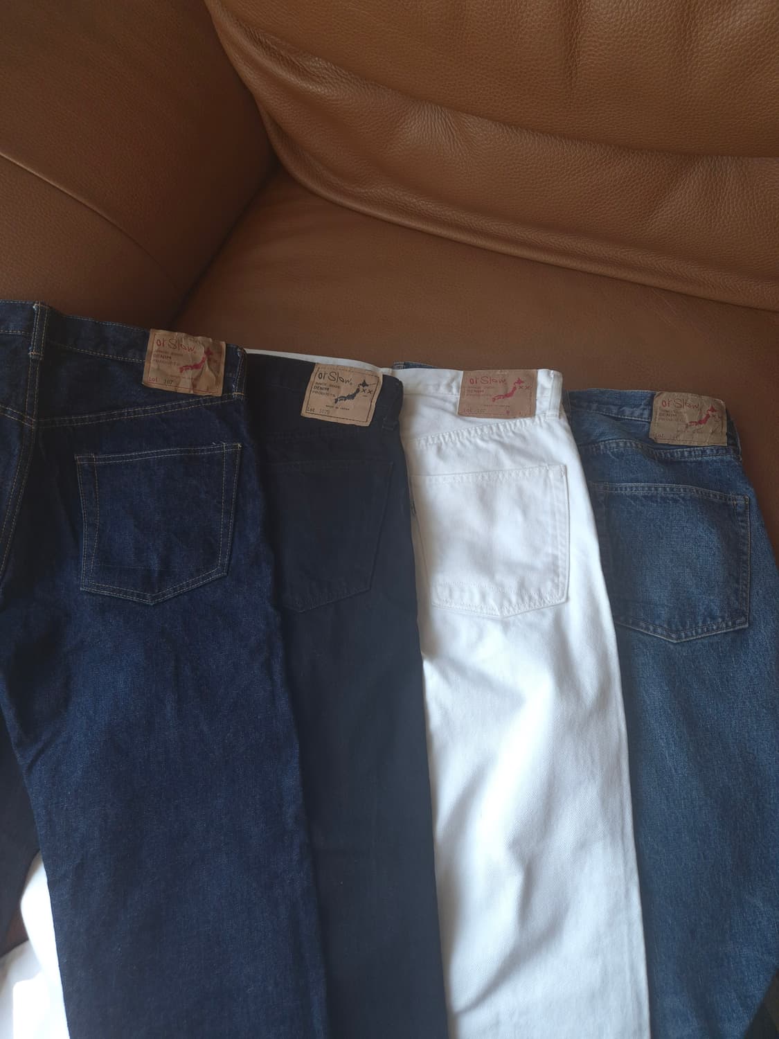 오어슬로우 107 데님 4색상 사이즈2 상품이미지1