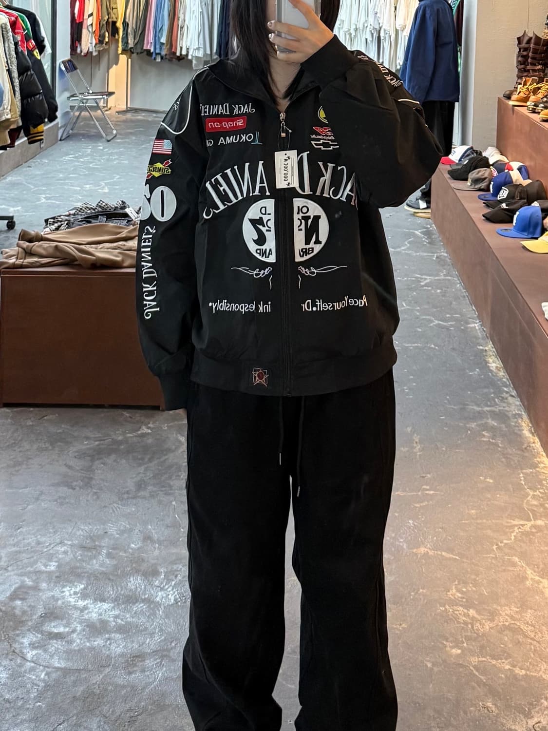 빈티지 버드와이저 빅로고 레이싱 재킷 H1320 상품이미지1