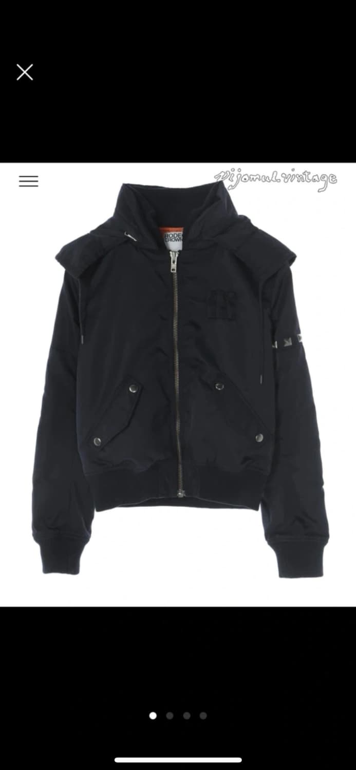 피조물빈티지 후드 숏패딩 빈티지 패딩 상품이미지1