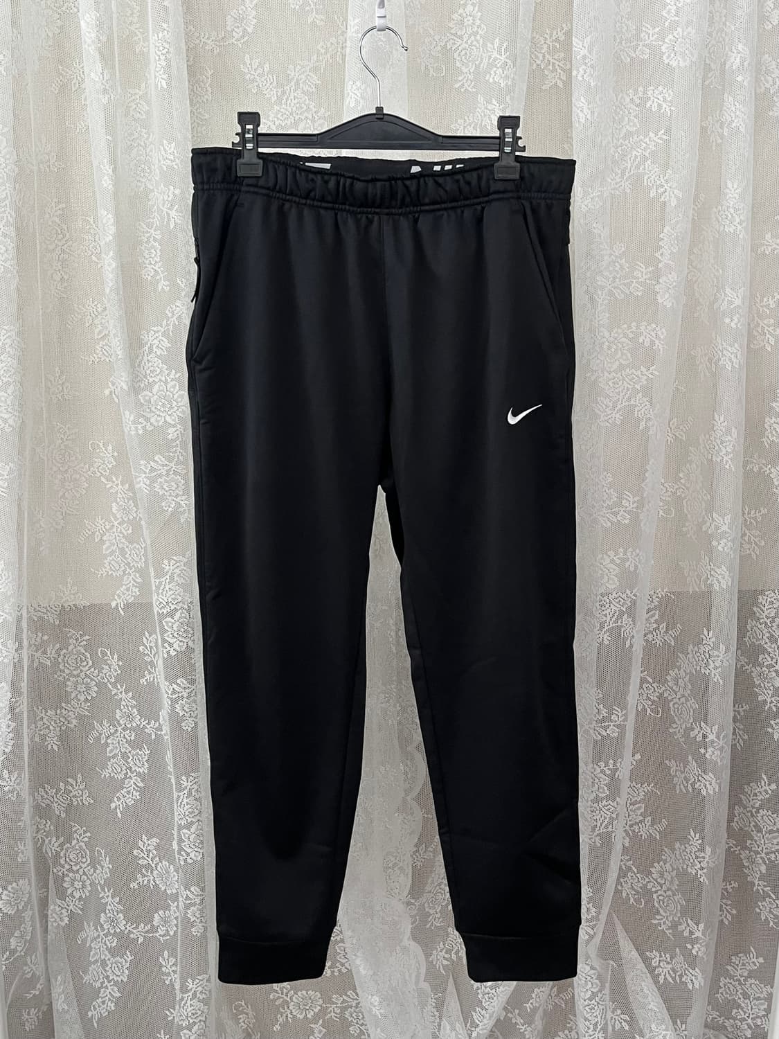 L) 나이키 써마핏 기모 트레이닝 팬츠 블랙 상품이미지1