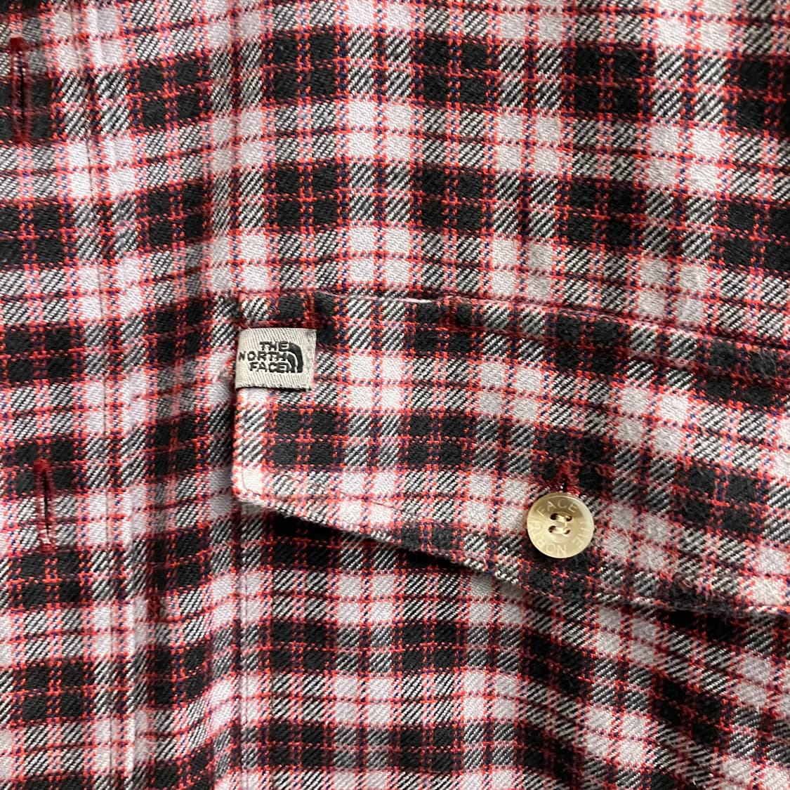 N75 노스페이스 체크셔츠 빈티지 상품이미지6