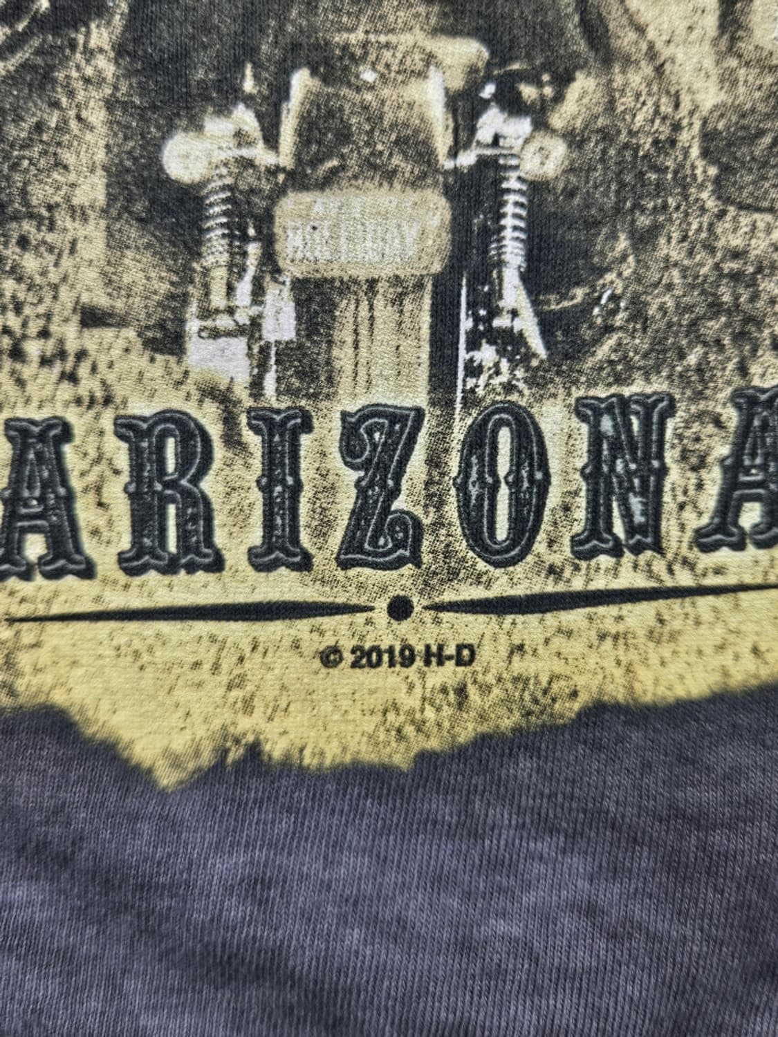 할리데이비슨 빈티지 반팔 티셔츠 다잉커스텀 ( L추정 ) / 11789 상품이미지10