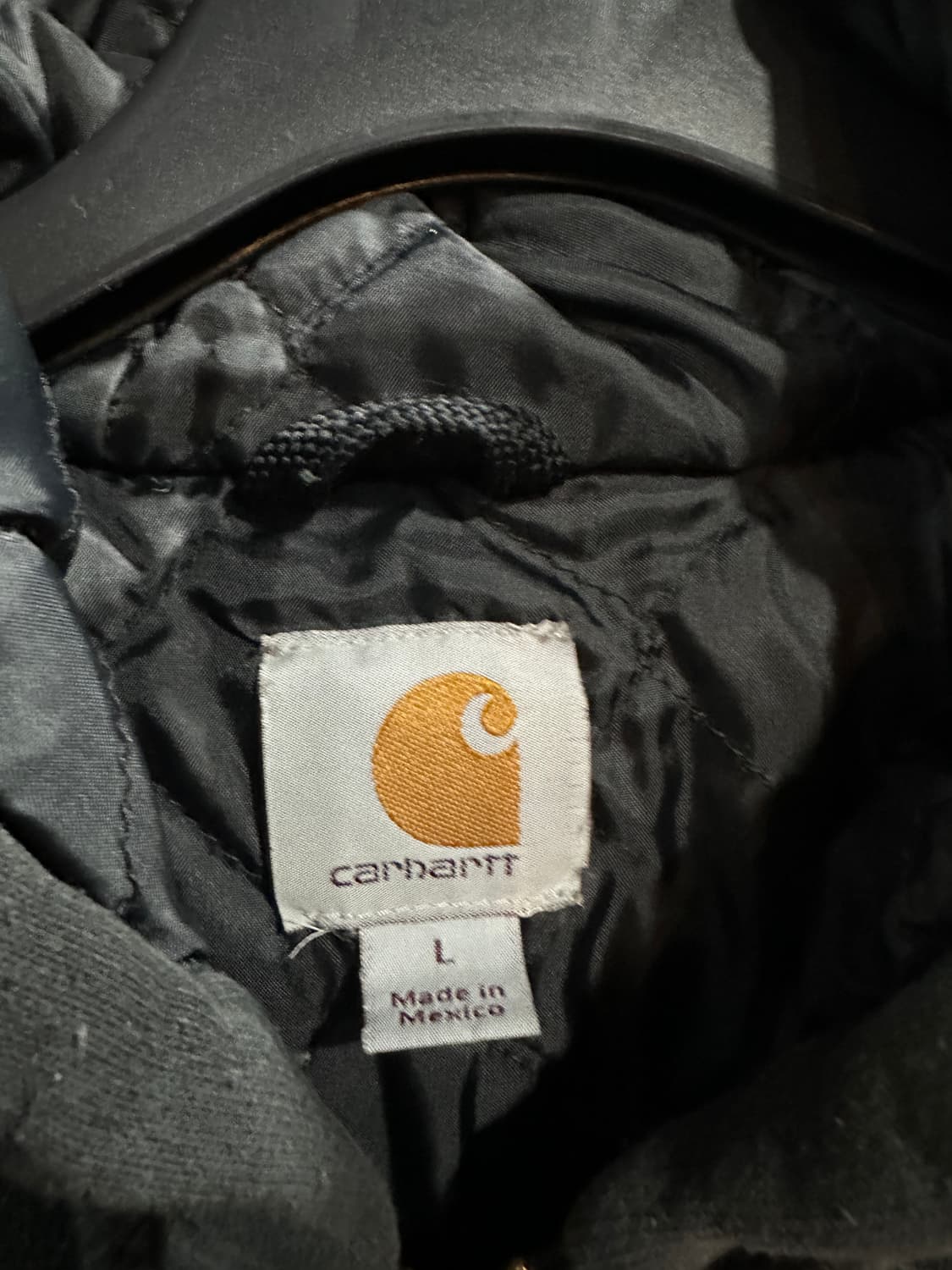 칼하트 덕 후드집업 블랙L 상품이미지3