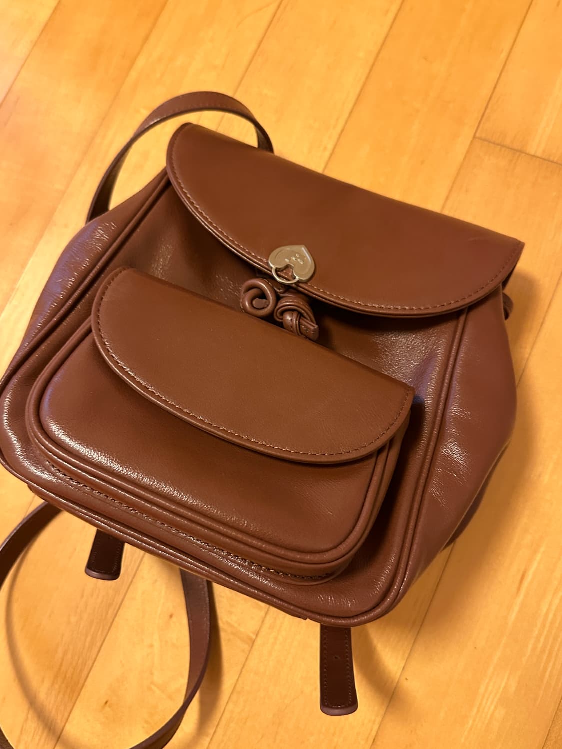 아포아 린도백팩 브라운 상품이미지4