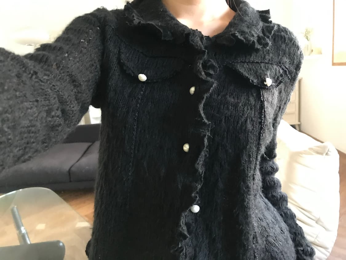 vintage pearl cardigan 상품이미지5