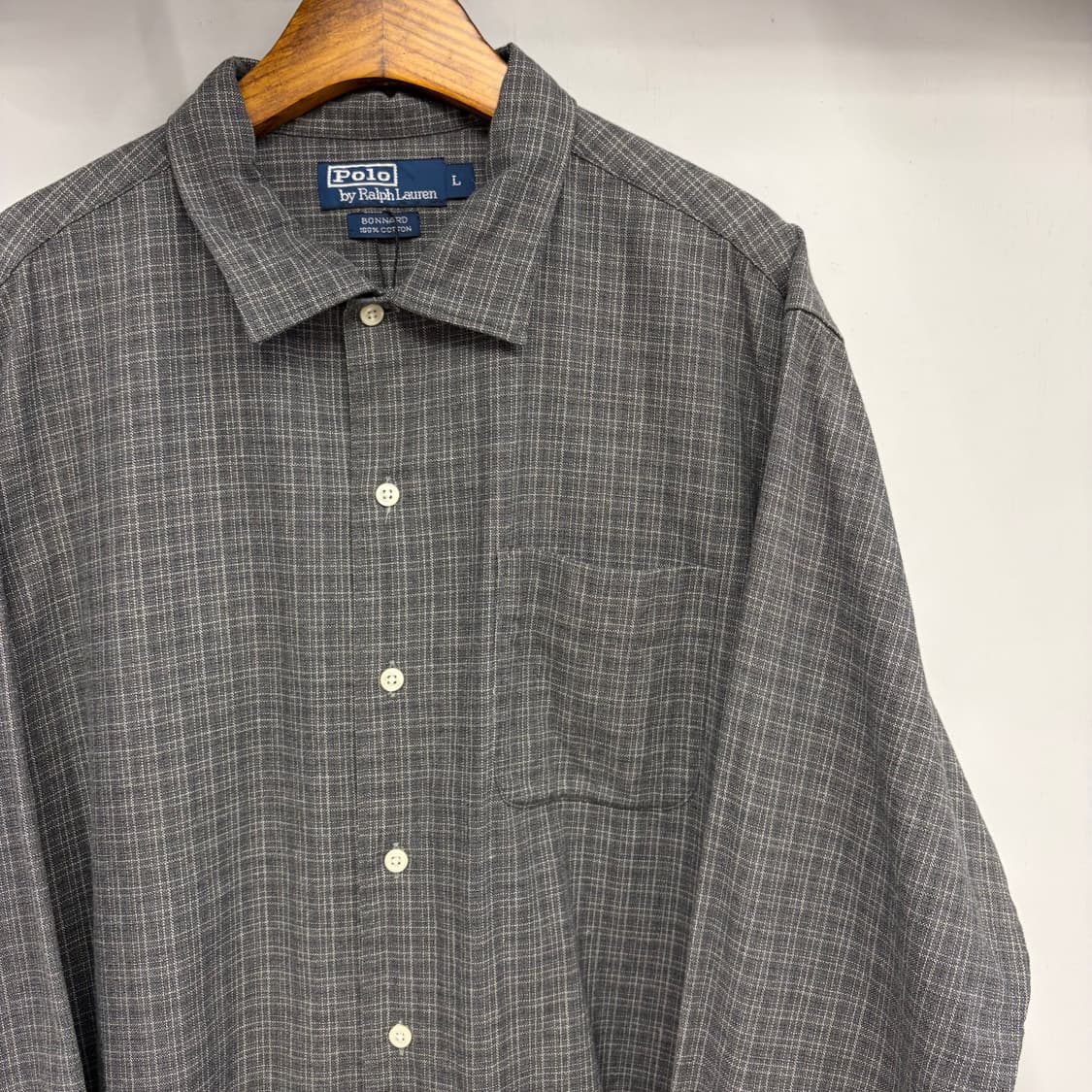 폴로 랄프 로렌 보날드 체크 셔츠 L 상품이미지2