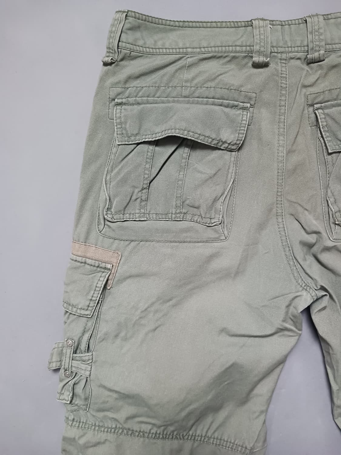 [32] 리트머스 진스 카고 팬츠 면바지 카키 상품이미지8