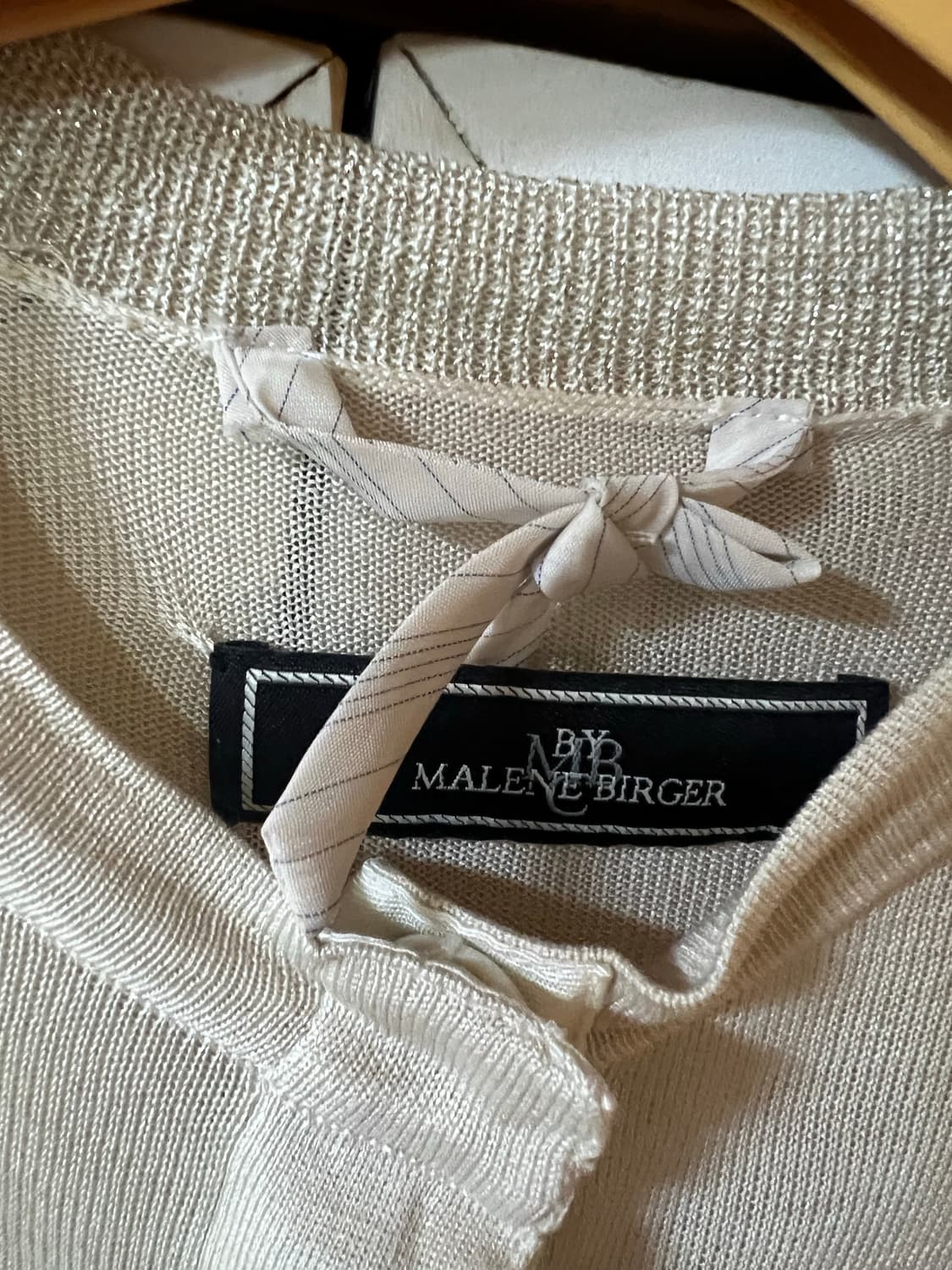 malene birger 글리터 크롭 가디건 상품이미지5
