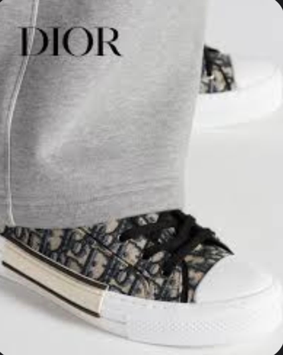 (A+/43) / 디올 오블리크 B23 로우탑 스니커즈 자카드 상품이미지10