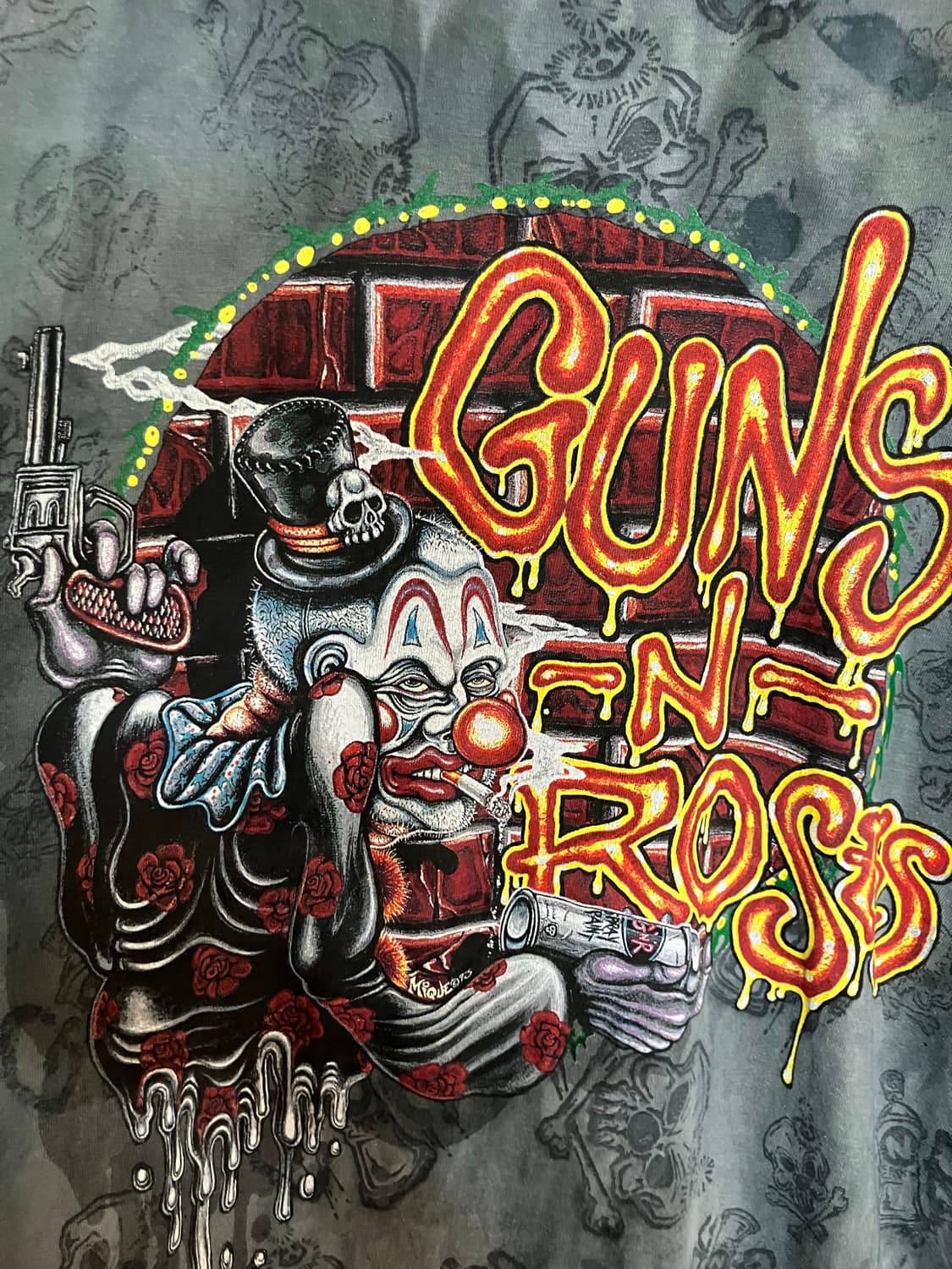 [XL] 90s 건즈앤로지스 빈티지 밴드 티셔츠 상품이미지2