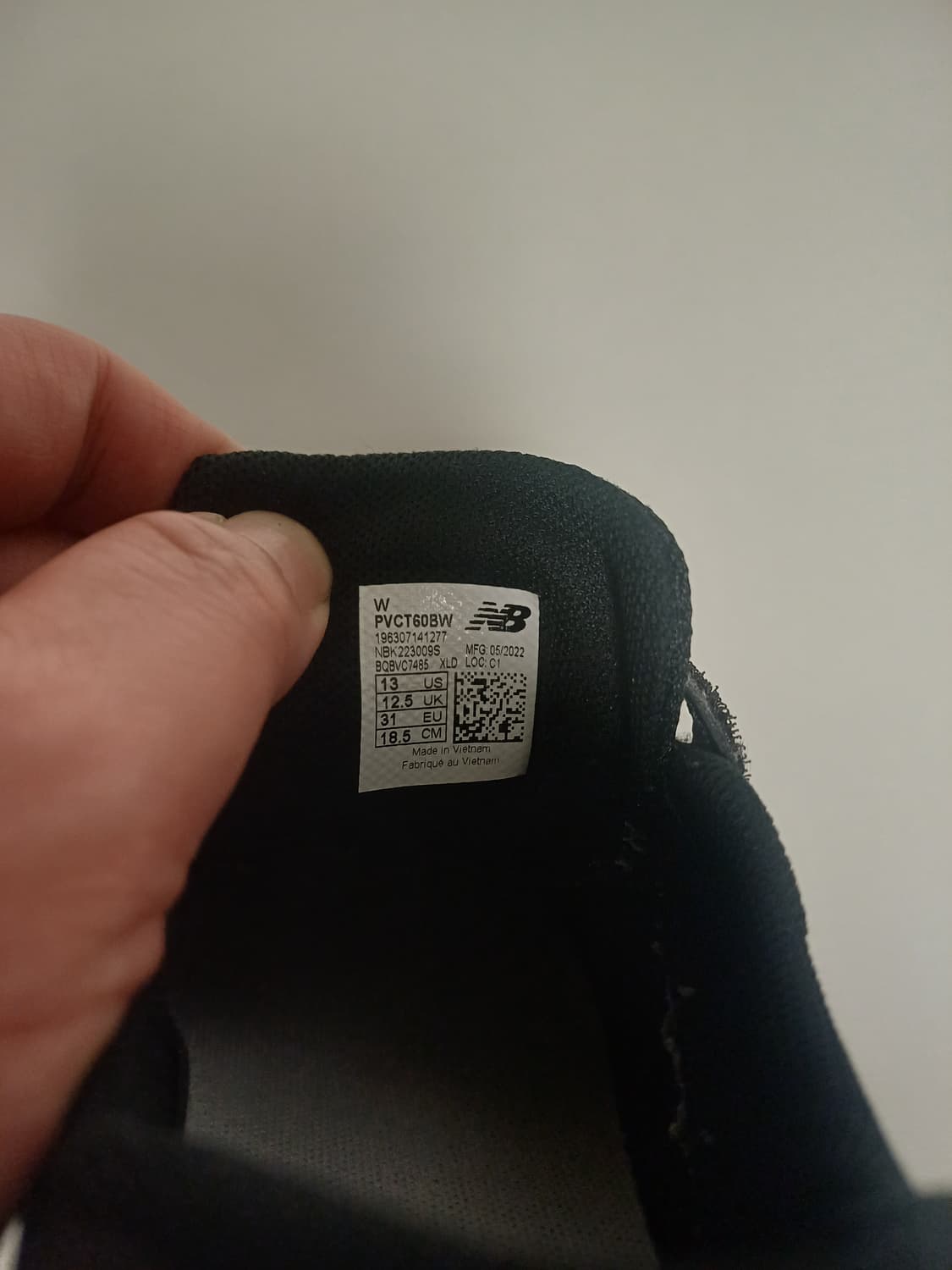 [185] 뉴발란스 키즈 CT60 블랙(PVCT60BW) - 상태 양호 상품이미지6