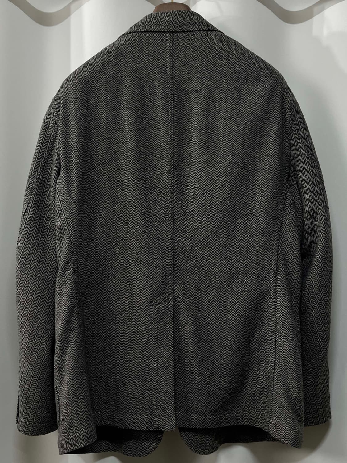 폴로 랄프로렌 헤링본 울 그레이 모던 스포츠 코트 자켓 상품이미지2