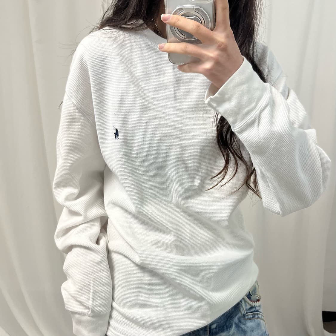 Polo White Waffle Knit 상품이미지3