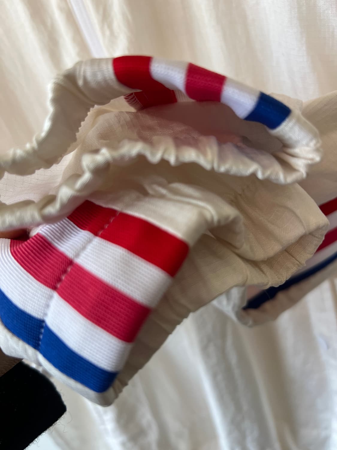 아디다스 여성 아이보리 트레포일 반집업 아노락바람막이  상품이미지5