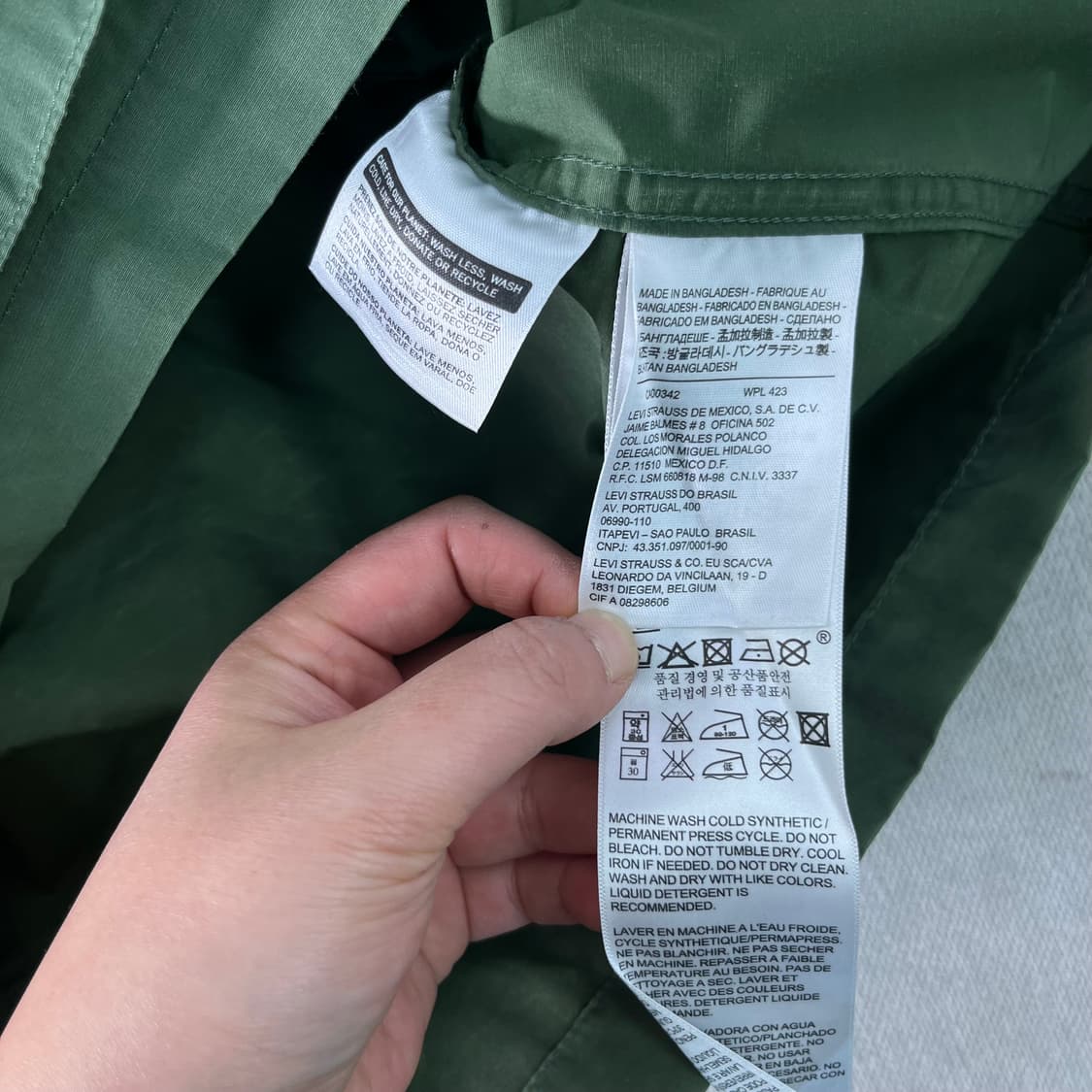 100 리바이스 멀티포켓 카키 필드 야상 자켓 상품이미지9