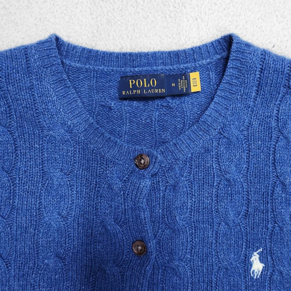 RALPH LAUREN 케이블 니트 가디건 Women M 상품이미지4