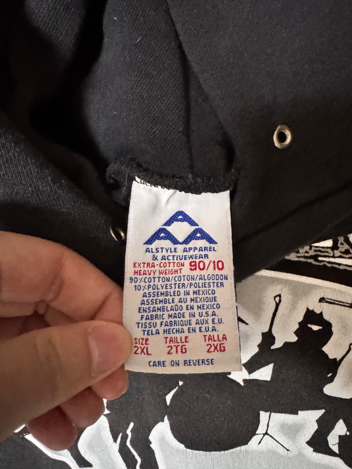 [XXL] 00s 메탈리카 카툰 후드 상품이미지4