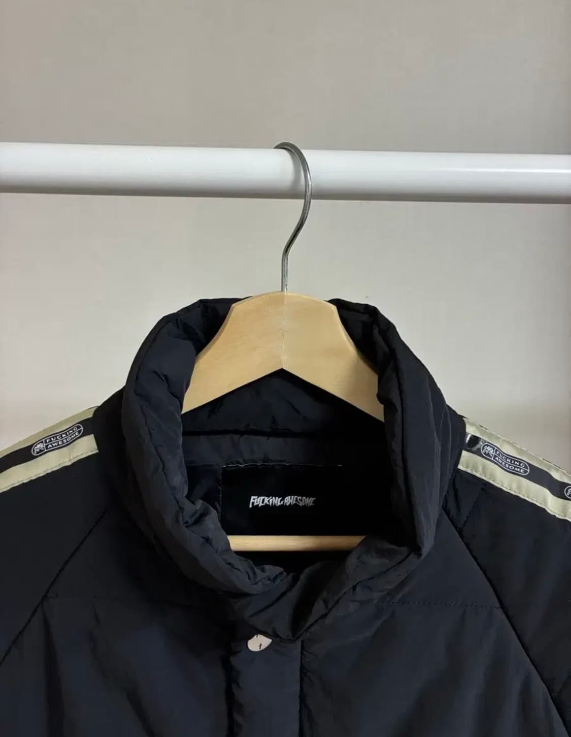 [M]퍼킹어썸 딜레이싱 푸퍼자켓 블랙 상품이미지3