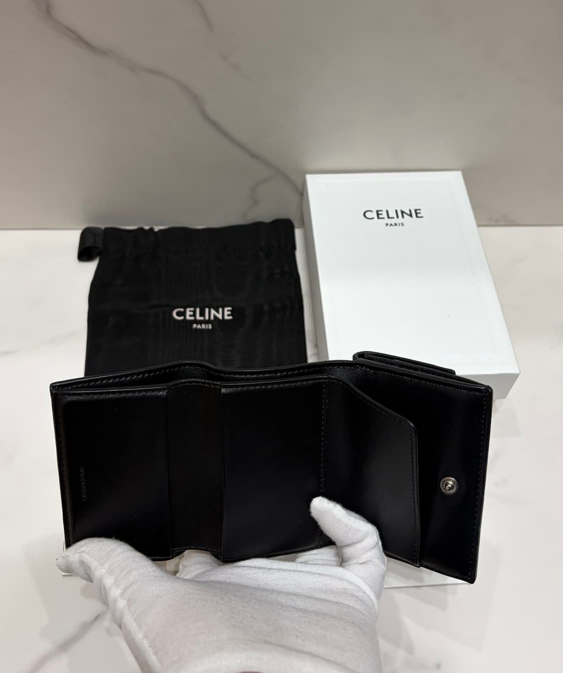 [정품] S급 셀린느 트리폴드 반지갑 상품이미지6