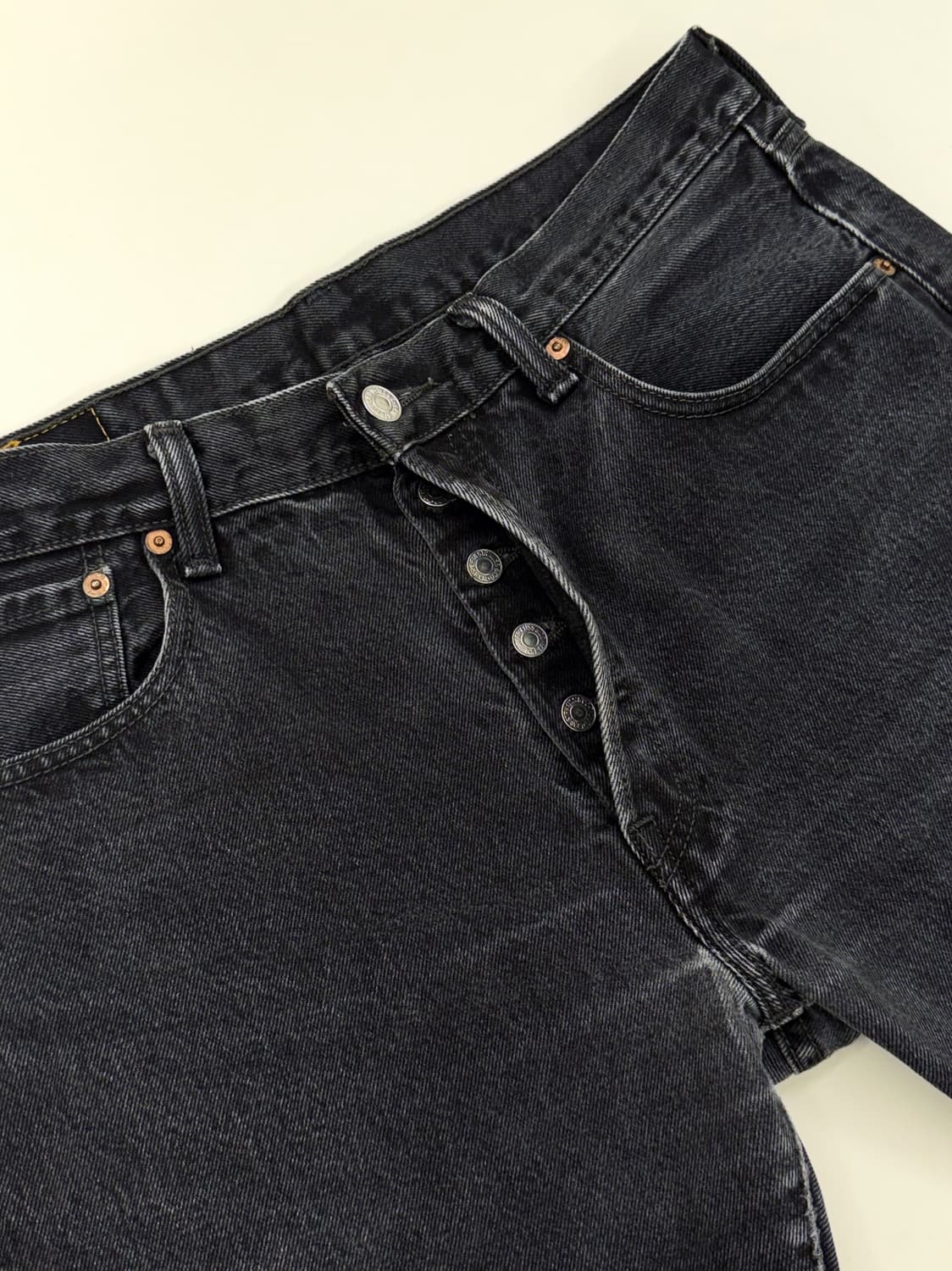 LEVI'S 501  Black Denim 리바이스 데님 흑청 바지 상품이미지3