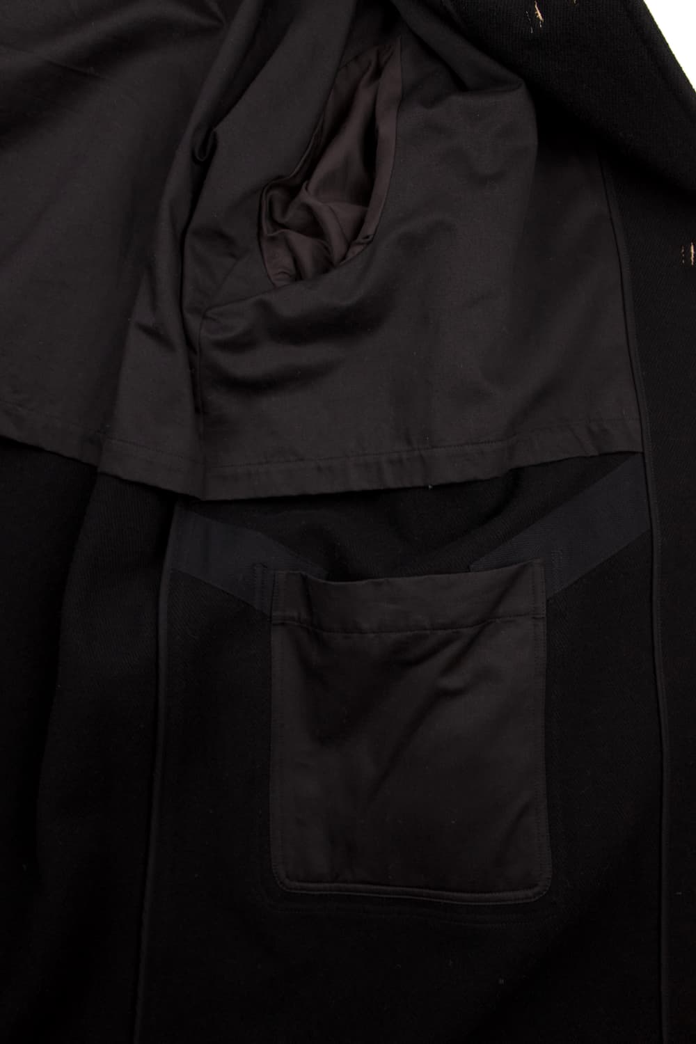 (새상품)MHL 헤비 코튼 울 더플코트 블랙 상품이미지6