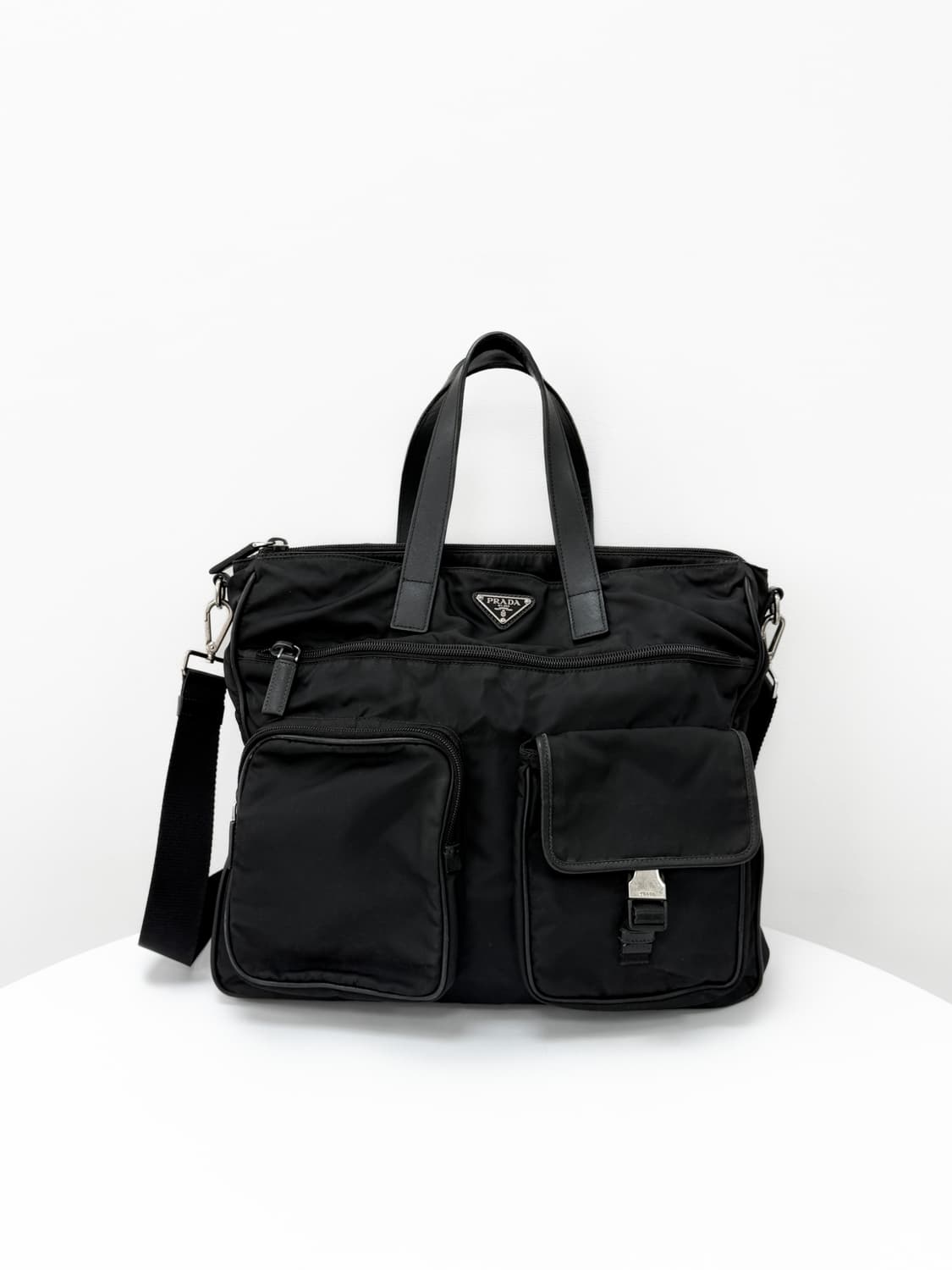 프라다 테수토 나일론 투포켓 브리프케이스 상품이미지1