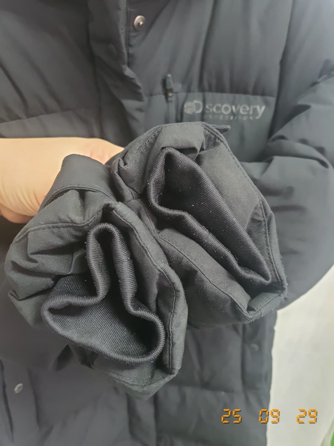 디스커버리 롱패딩 블랙  90 상품이미지4