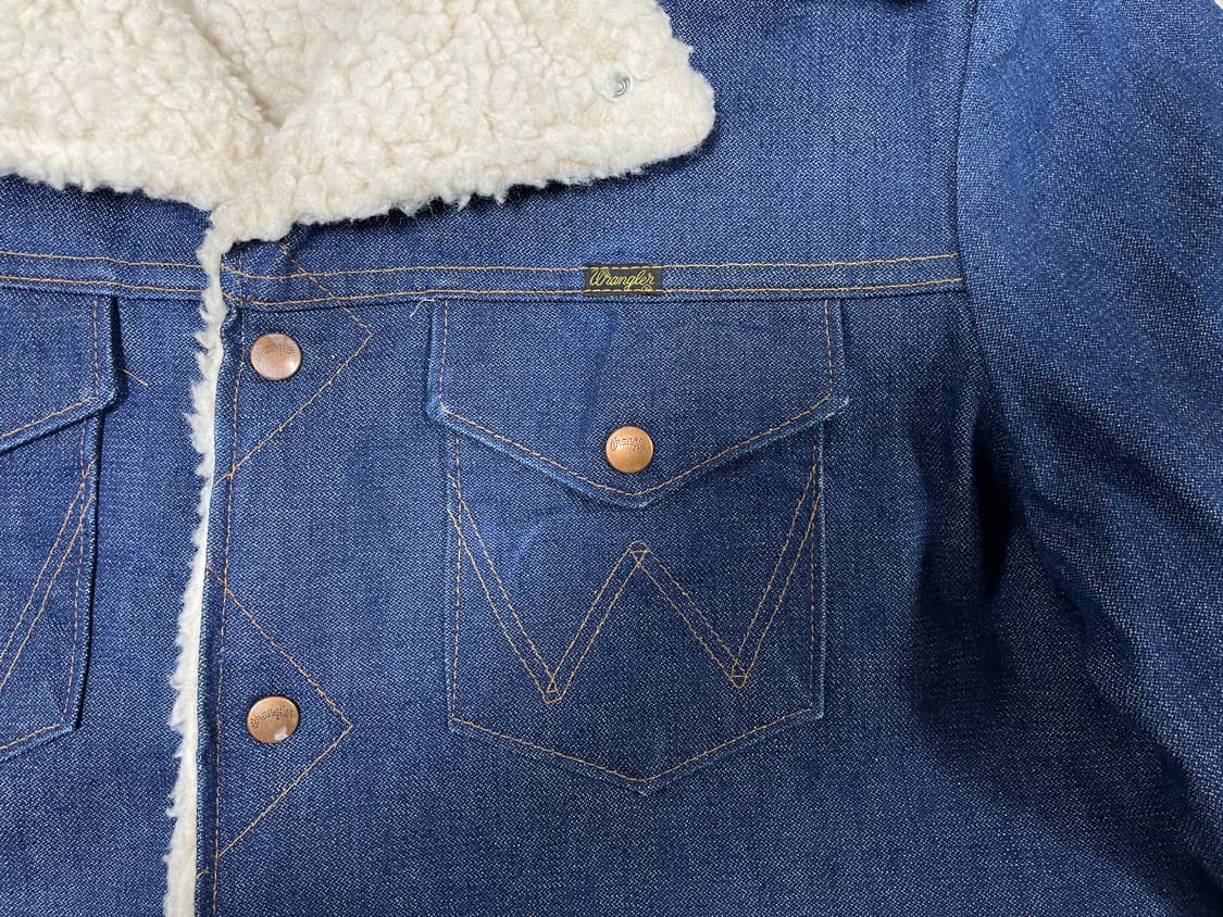 105) 70's 랭글러 데님 양털코트(미국제)민트급(RRL&LVC&폴로 상품이미지7