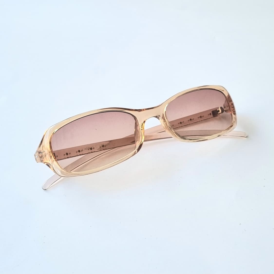 데드스탁  베이지 스퀘어 뿔테 선글라스 상품이미지2