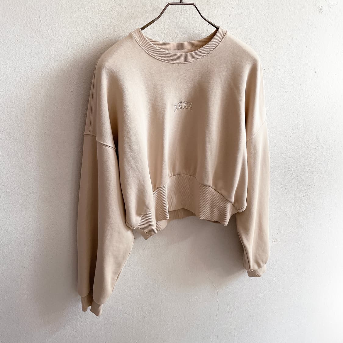 23FW 잭시믹스 와이드 밴딩 크롭 맨투맨 상품이미지6