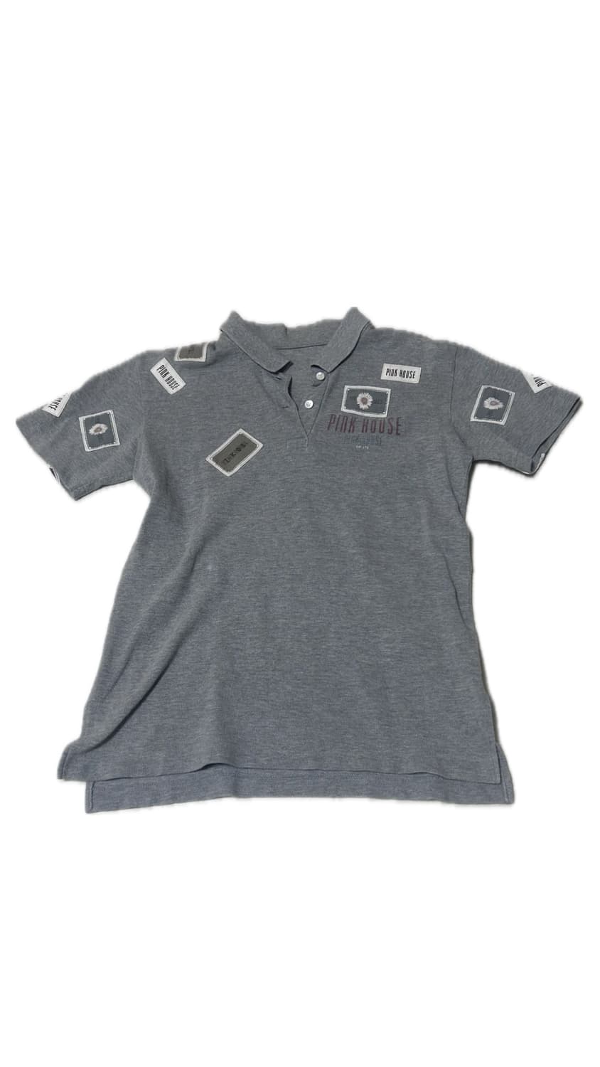 Pink house 빈티지 셔츠 그레이 상품이미지1