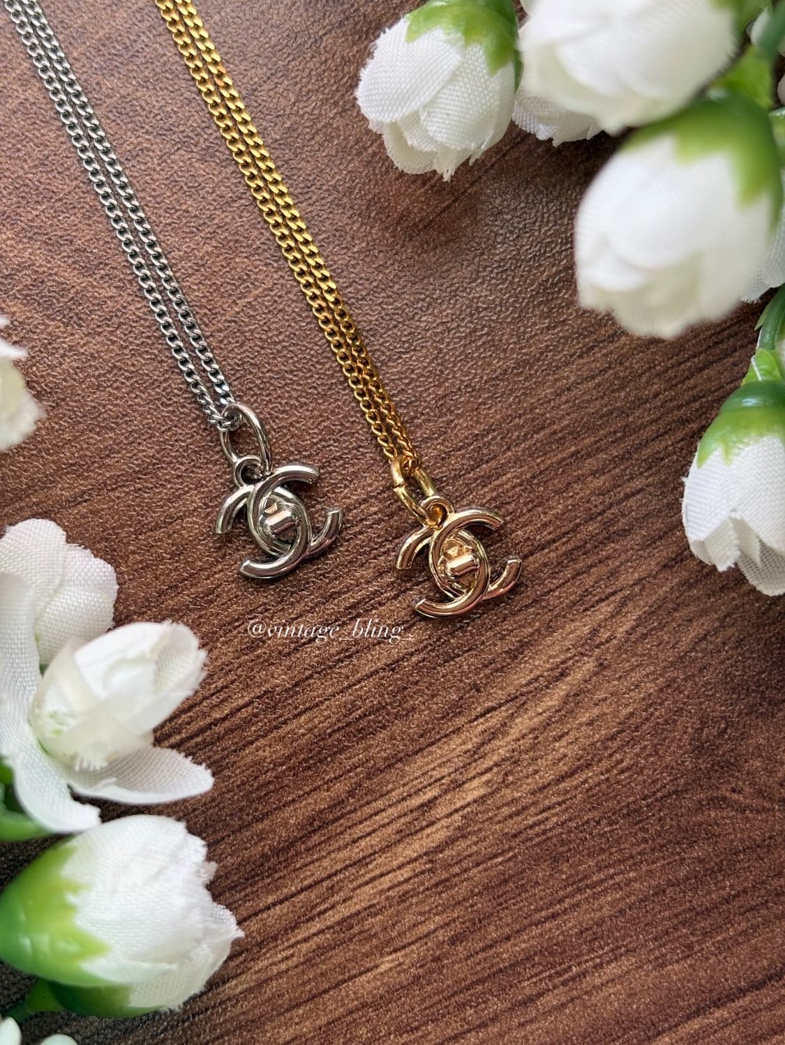 샤넬 미니 턴락 목걸이 상품이미지2