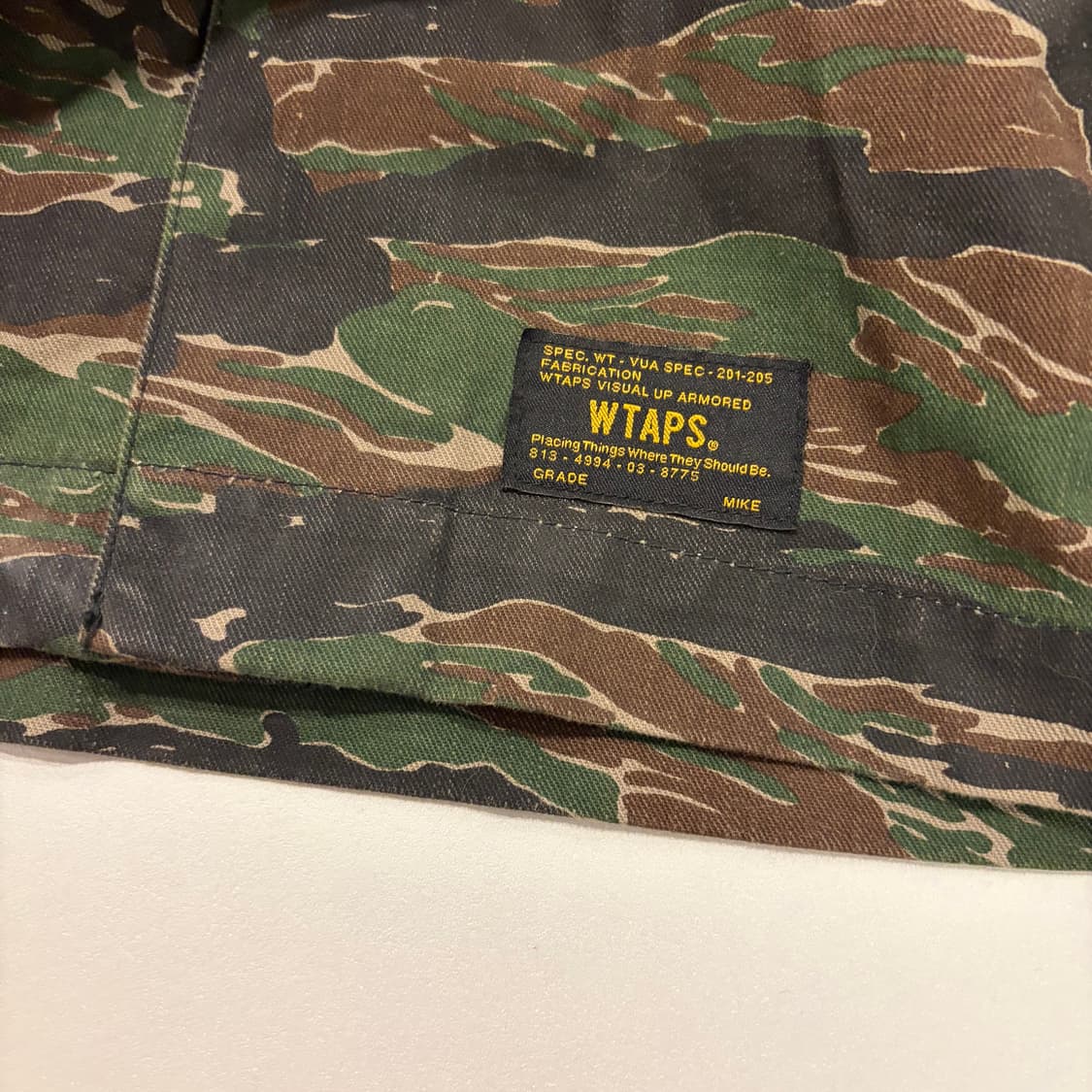 [2] WTAPS 더블텝스 타이거 카모 반팔 셔츠 E108 상품이미지8