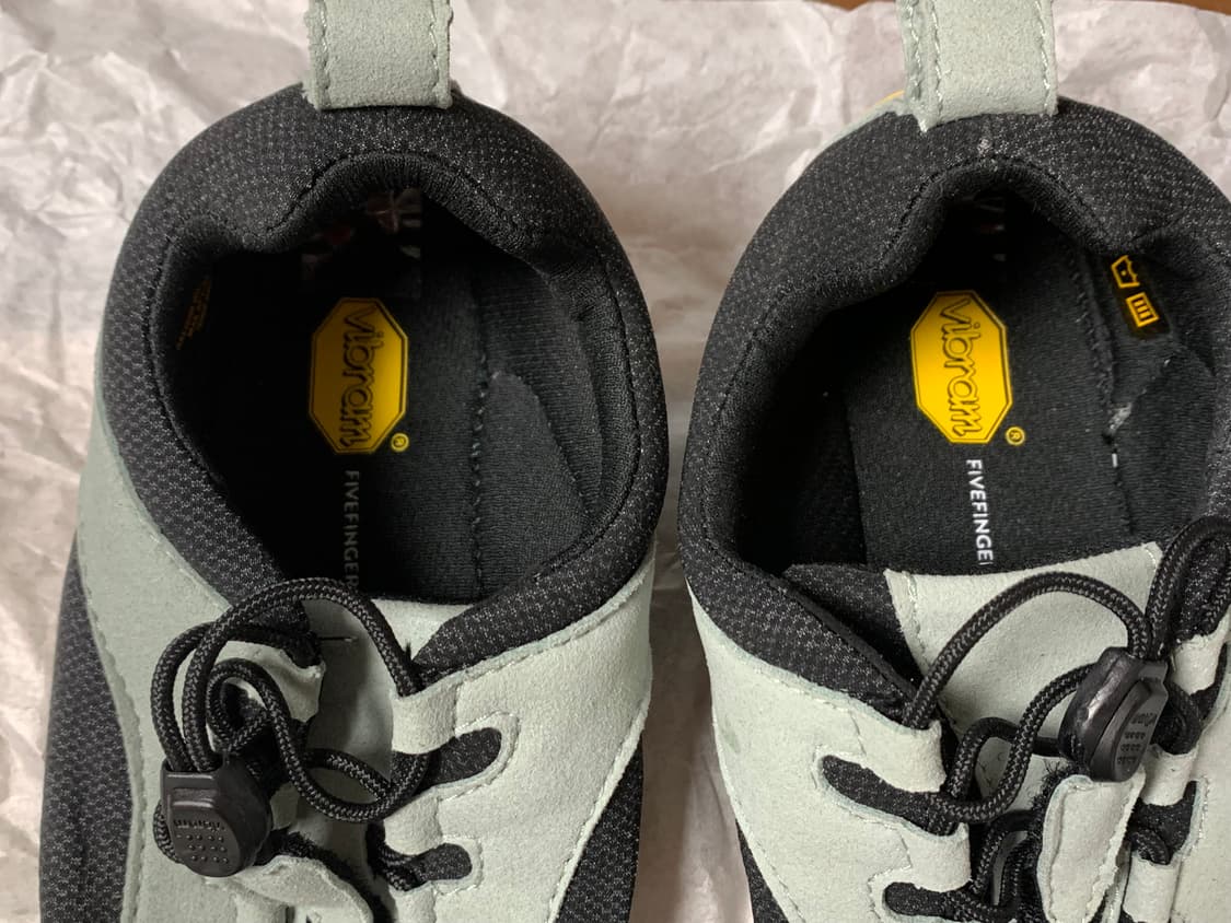 비브람 파이브핑거스 v-run retro black/grey 상품이미지6