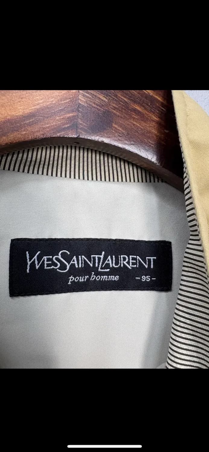 입생로랑 베이지 블루종 자켓 H1461 상품이미지5