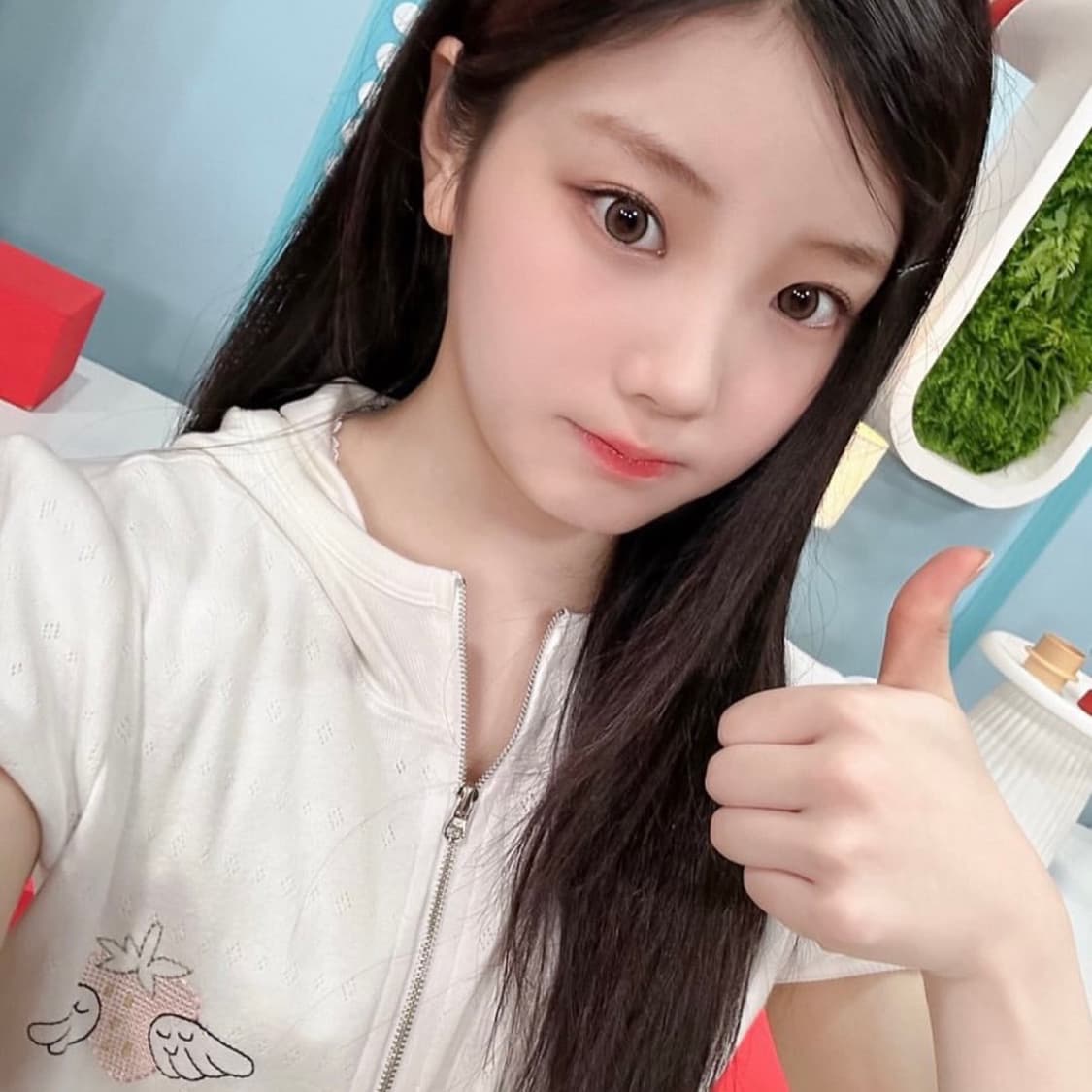 네고가능) 노피셜노피스 BERRY PUFF HOODIE 딸기 반팔 집업 상품이미지4