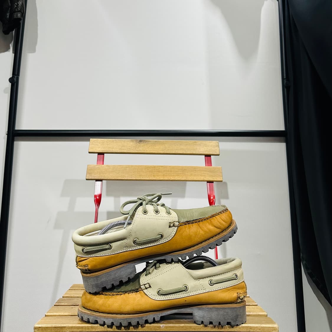 260) 팀버랜드 로퍼 남성 남자 구두 어센틱 3아이 보트슈즈 상품이미지6