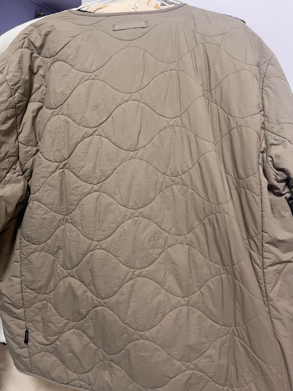 Yale 퀼팅 점퍼 XL 베이지 상품이미지2