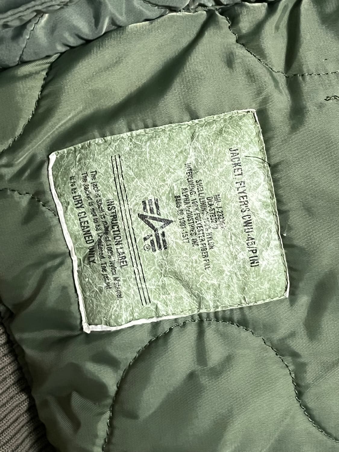 알파인더스트리 CWU-45/P 90s 상품이미지4