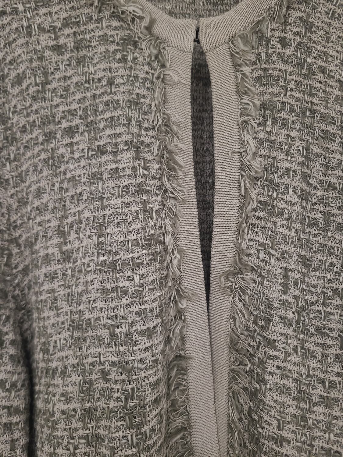 베이지  트위드 가디건 상품이미지2