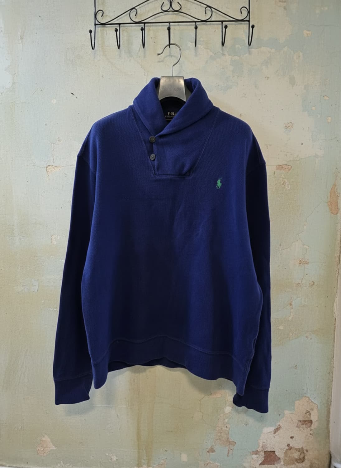 폴로 랄프로렌 숄칼라 맨투맨 L 네이비 상품이미지1