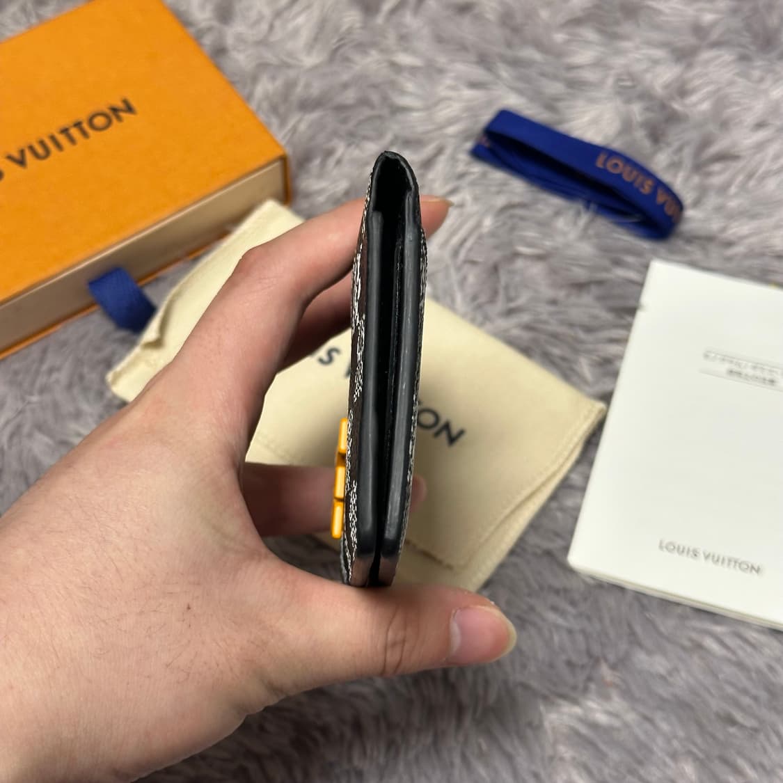 [풀구성] 루이비통 다미에 디스토티드 오거나이저 카드지갑 상품이미지4