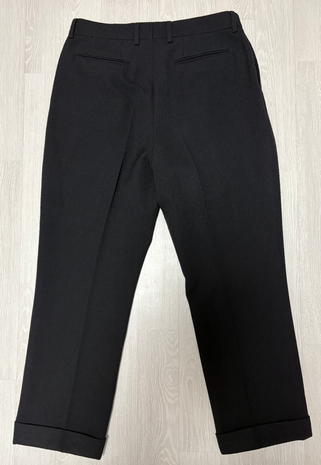 NEAT 블랙 투턱 팬츠 상품이미지2